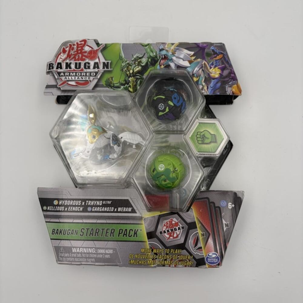 Bakugan Armored Alliance Hydorous x Trhyno Ultra Starter 3-Pack New